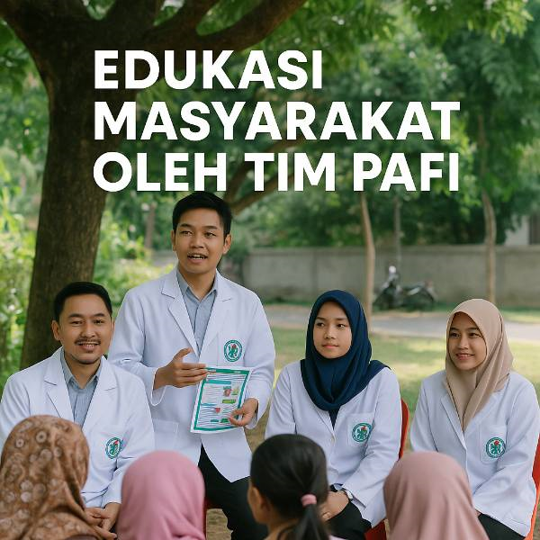 Edukasi masyarakat oleh tim PAFI