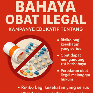 Kampanye edukatif tentang bahaya obat ilegal