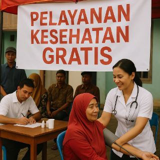 Pelayanan kesehatan gratis di desa